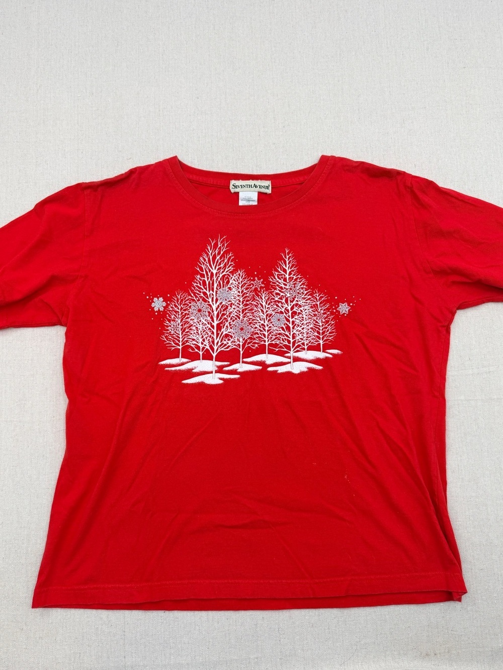 Red Holiday Tree Graphic Tee